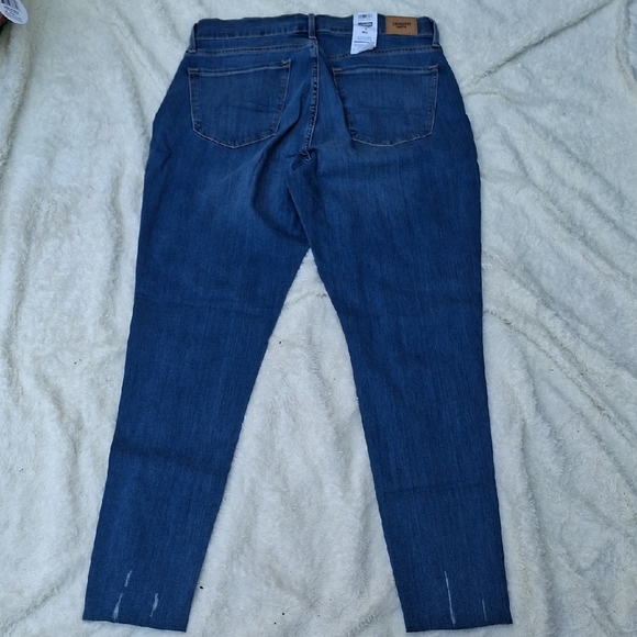 Denizen from Levi's Medium Indigo Skinny Jeans with Distressed Details - Picture 8 of 10